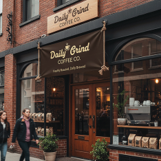 Coffee Shop Banner Printing