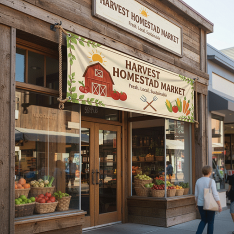 Farmers’ Market Banner Printing