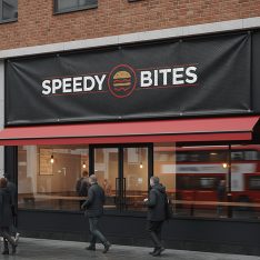 Fast Food & Takeaway Mesh Banners