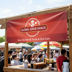 Food Stall Banner Printing
