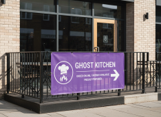Food Truck Outdoor Mesh Banners