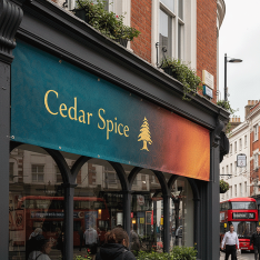 Lebanese Restaurant Mesh Banners