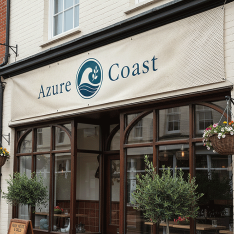 Mediterranean Restaurant Mesh Banners