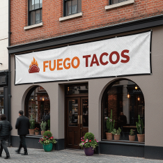 Mexican Restaurant Mesh Banners