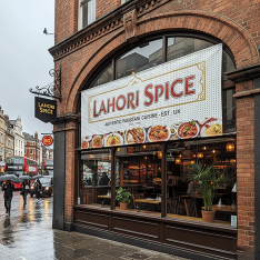 Pakistani Restaurant Mesh Banners