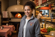 Pizzeria Personalized Fleece Jackets