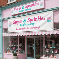 Sweet Shop Banner Printing